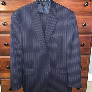 Men’s Pinstripe Suit